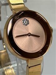 Movado BOLD MB.01.3.34.6096 Gold Tone Museum demi-bangle bracelet 32mm